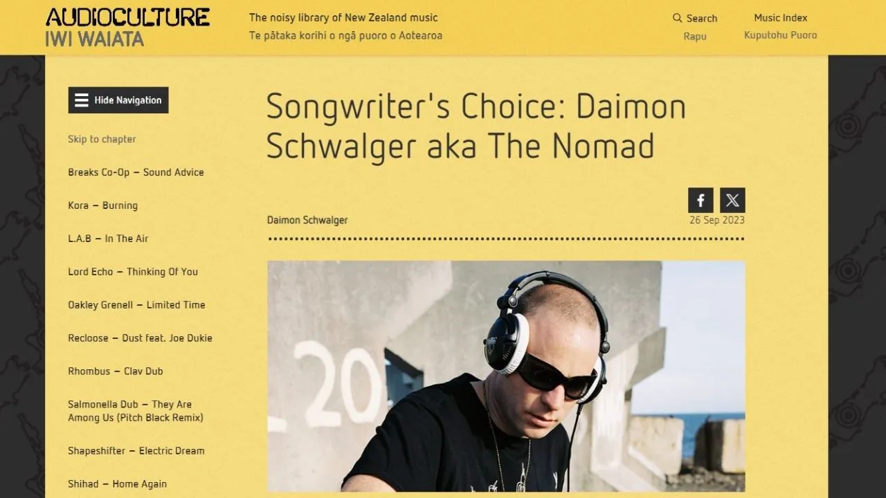 The Nomad — Songwriter’s Choice feature on AudioCulture