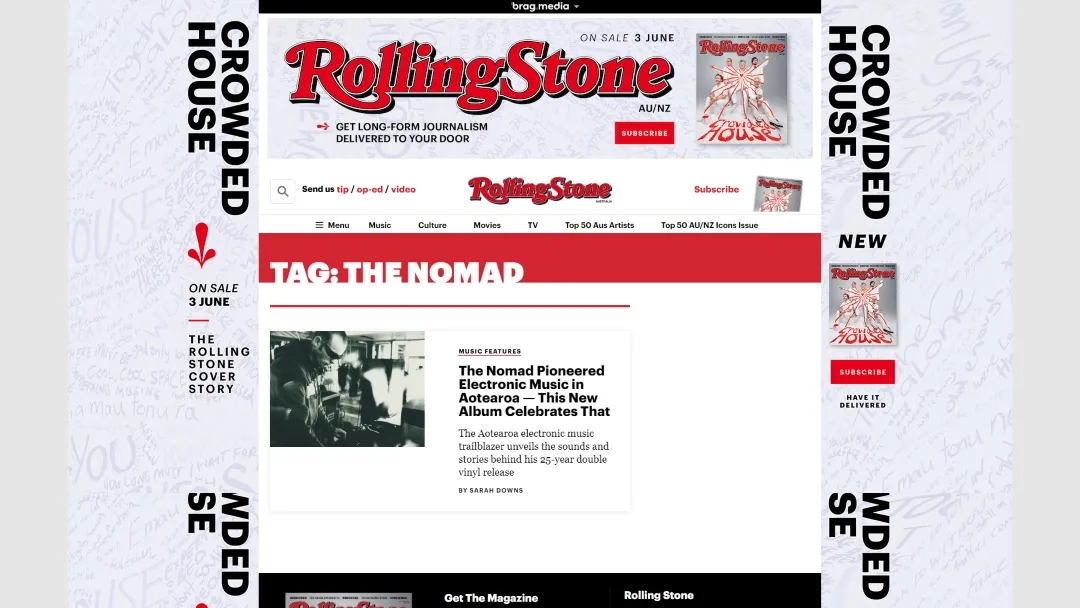 The Nomad — Rolling Stone feature